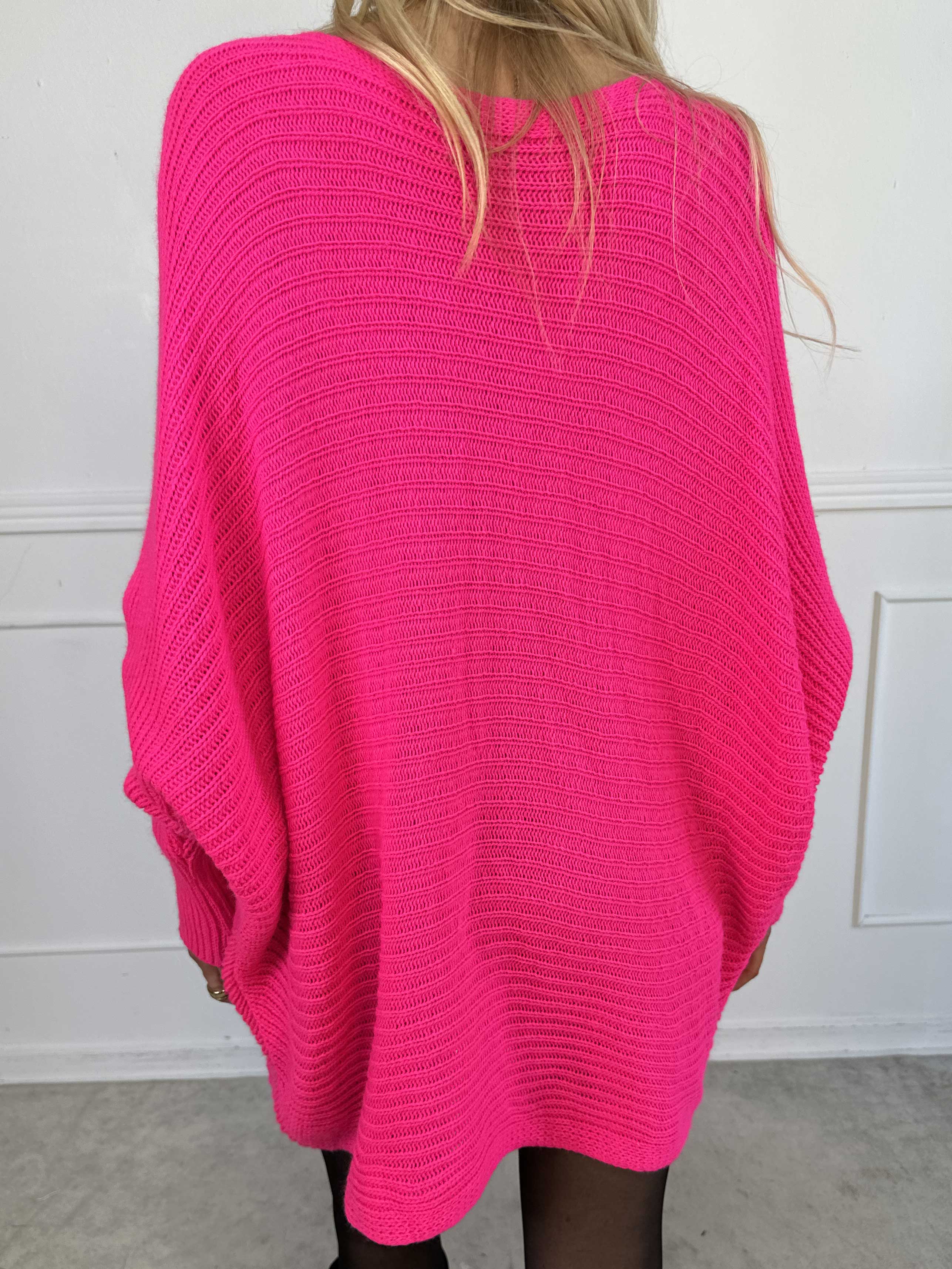 Gabbi - Oversized strik med flagermusærmer